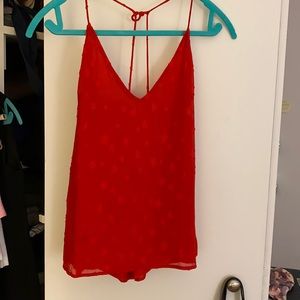 by the way red star low back tank